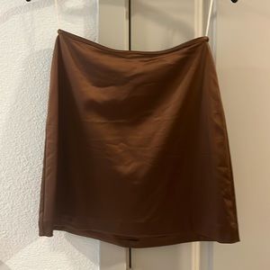 Aritzia Wilfred Satin Mini Skirt